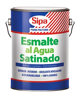 Esmalte al agua satinado