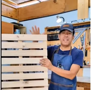 Mueble para jardín con Decobarriles