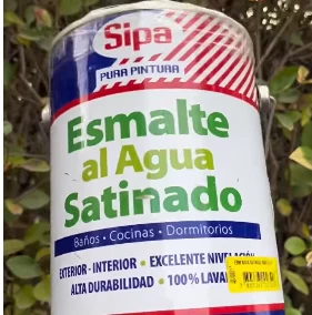 Aprende sobre nuestro Esmalte al agua satinado