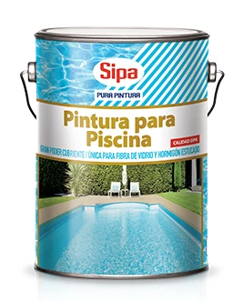 Pintura piscina caucho clorado