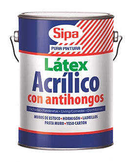 Látex acrílico antihongos